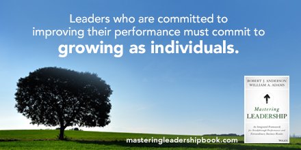 Book cover of Mastering Leadership with a leadership quote from the book